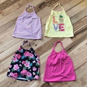 Toddlers halter tank tops